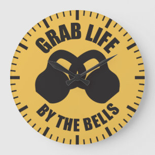 Grande Horloge Ronde La vie de grippage par Bells - Kettlebell