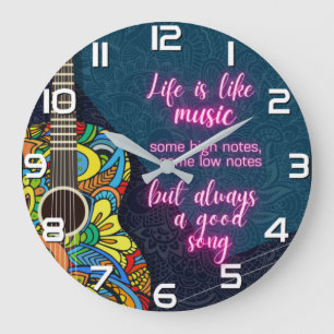 Grande Horloge Ronde La vie est comme la musique, toujours une bonne ch