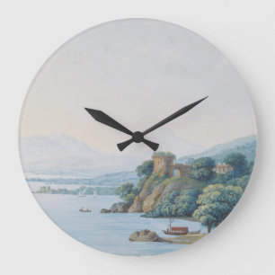 Grande Horloge Ronde Lac annecy avec le château par Karl Ludwig Hackert