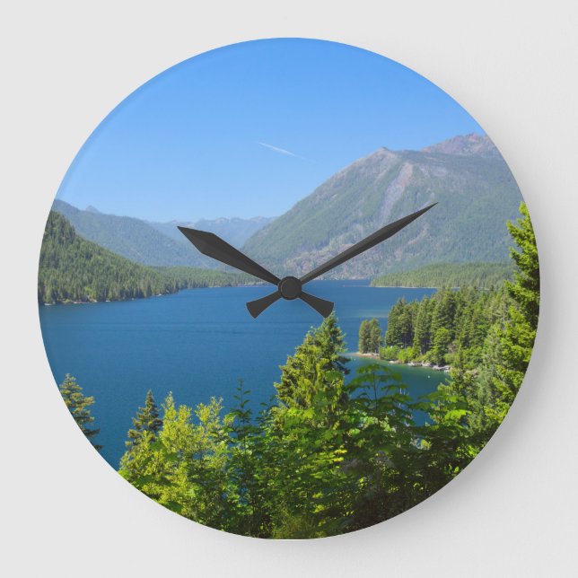Grande Horloge Ronde Lac Cushman à Summer Clock (Recto)