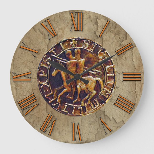 Grande Horloge Ronde Lac Medieval des Knights (Recto)