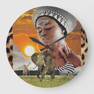 Grande Horloge Ronde L'Afrique La Mère Patrie