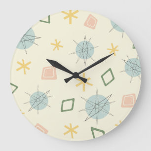 Grande Horloge Ronde L'Âge Atomique Planète Art