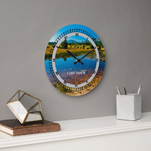 Grande Horloge Ronde Lake Tahoe California Souvenir Parties scintillant