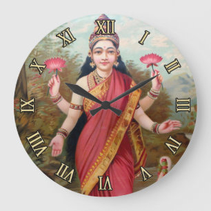 Grande Horloge Ronde Lakshmi Wall Clock