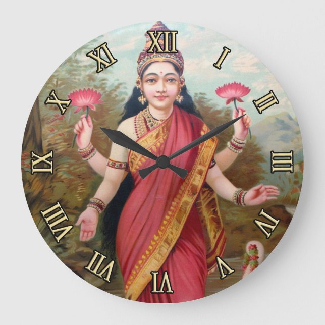 Grande Horloge Ronde Lakshmi Wall Clock (Recto)