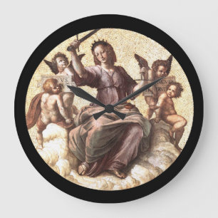 Grande Horloge Ronde L'Allégation de la JUSTICE Fresco par Raffaello Sa