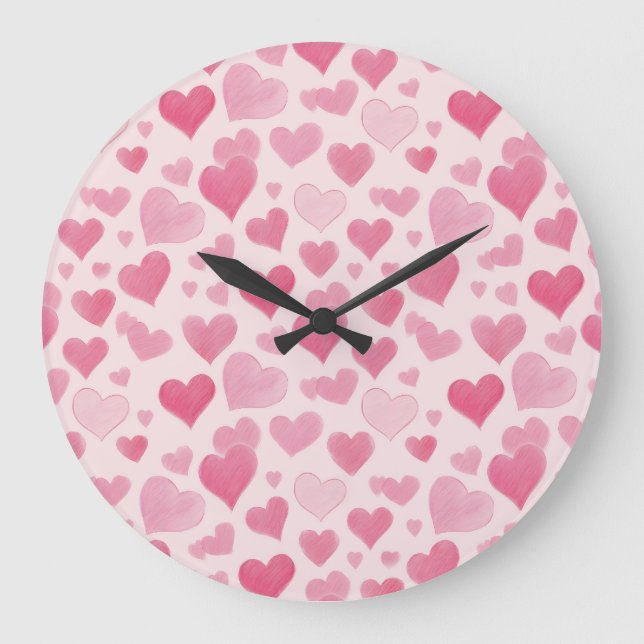 Grande Horloge Ronde L'amour rose (Recto)