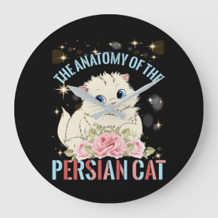 Grande Horloge Ronde L'Anatomy Cat du Persian