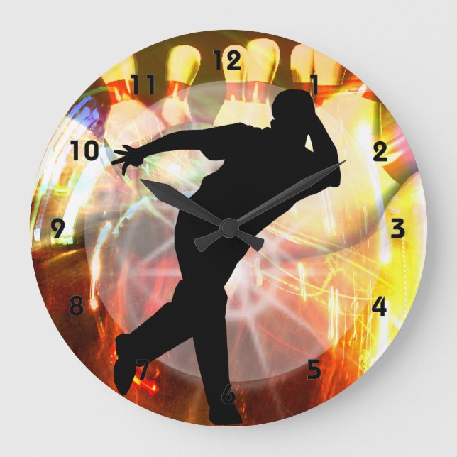 Grande Horloge Ronde Lanceur avec l'explosion de grève (Recto)