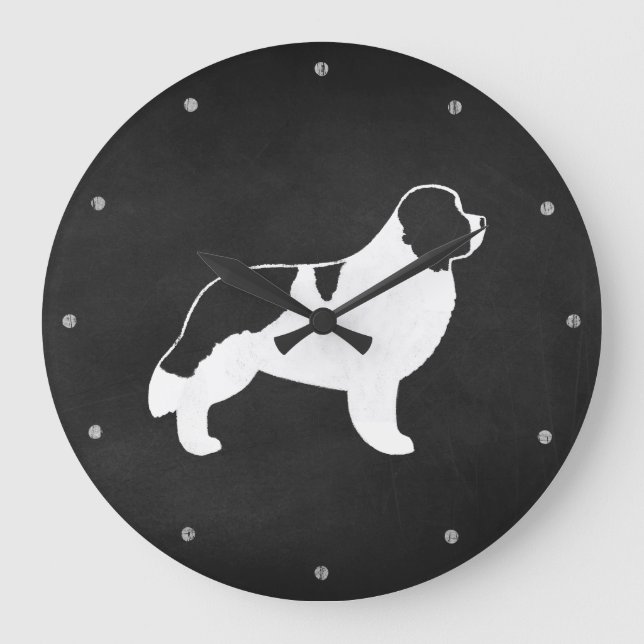 Grande Horloge Ronde Landseer Newfoundland (Recto)