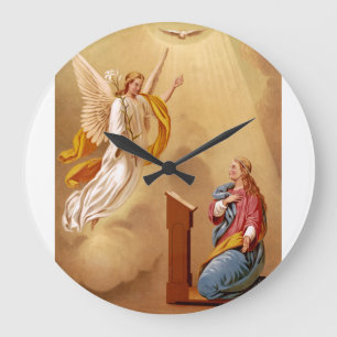 Grande Horloge Ronde L'Annonciation de la Vierge Marie