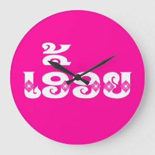 Grande Horloge Ronde Lao Sister - ເອື້ອຍ  / Euony - Laotian / Laos