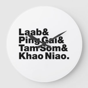 Grande Horloge Ronde Laotian Street Food