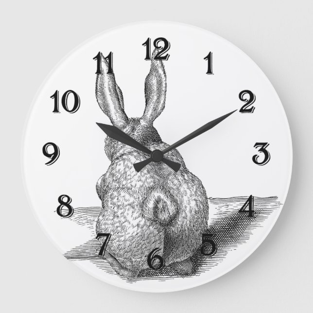Grande Horloge Ronde Lapin (Recto)