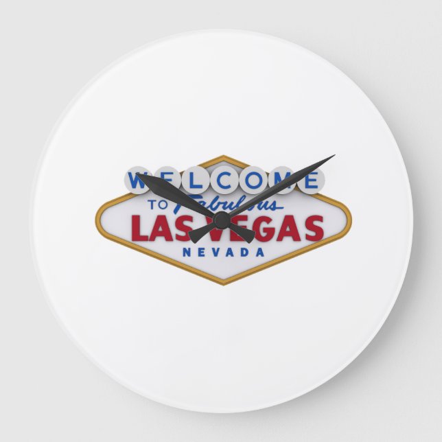 Grande Horloge Ronde Las Vegas wall clock (Recto)