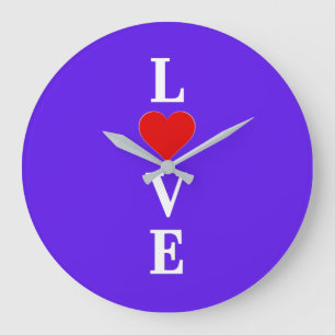 Grande Horloge Ronde Lavender LOVE