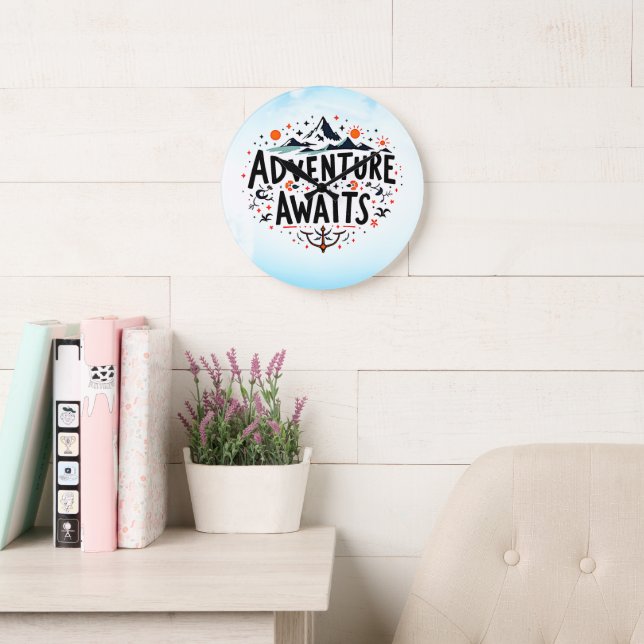 Grande Horloge Ronde L'aventure vous attend (Salle de lecture)