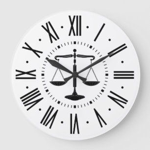 Grande Horloge Ronde LAW   Scales of Justice