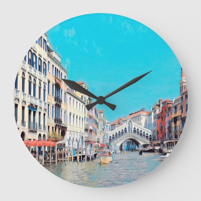 Grande Horloge Ronde ldp VENICE - Grand Canal - Plage du Rialto - (Recto)
