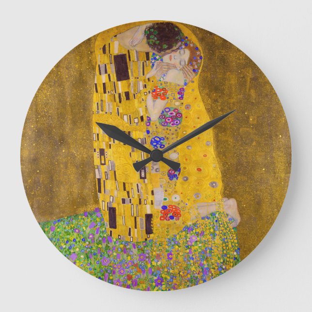 Grande Horloge Ronde Le Baiser | Gustav Klimt | (Recto)
