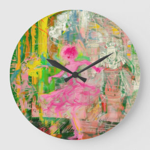 Grande Horloge Ronde Le Chaos Stalker - Neon Ballet
