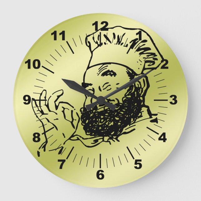 Grande Horloge Ronde le chef approuvent (Recto)