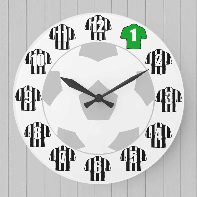 Grande Horloge Ronde Le Clock de football (Créateur téléchargé)