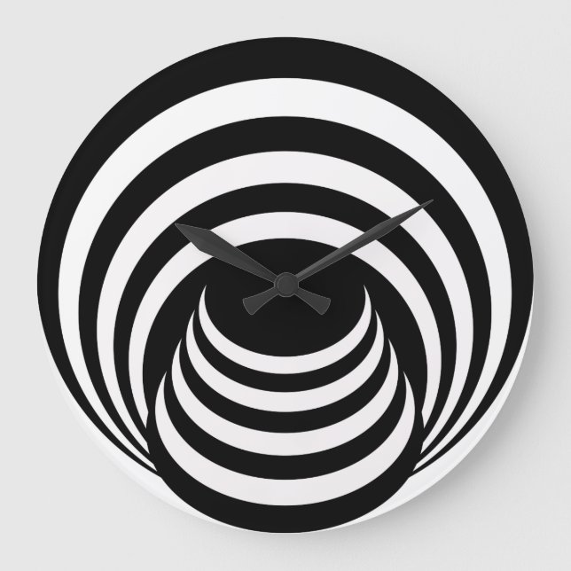 Grande Horloge Ronde LE CONNEXE LUMINEUX : Espace et possibilités infin (Recto)