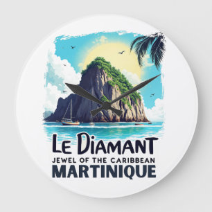 Grande Horloge Ronde Le Diamant Martinique