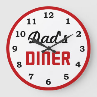 Grande Horloge Ronde Le dîner de papa