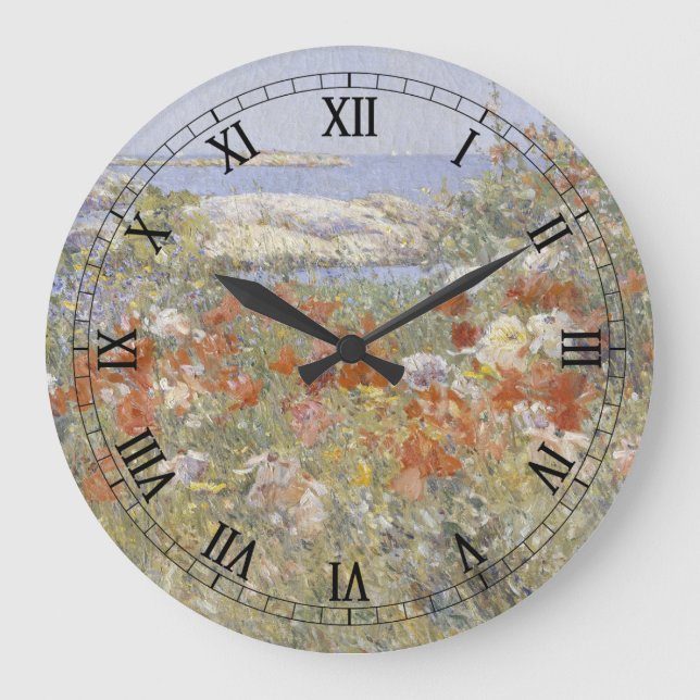 Grande Horloge Ronde Le jardin de Celia Thaxter par Frederick Childe Ha (Recto)