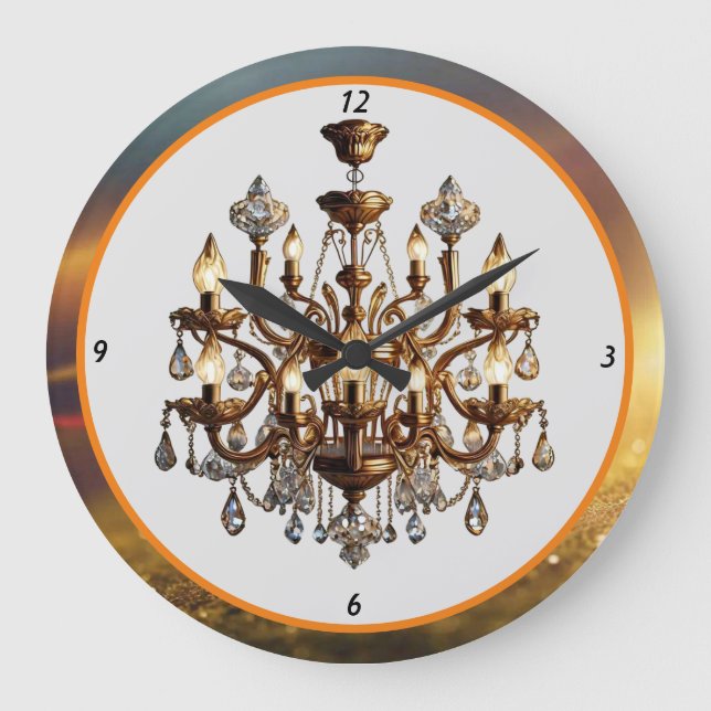 Grande Horloge Ronde "Le Look Luxe" (Recto)