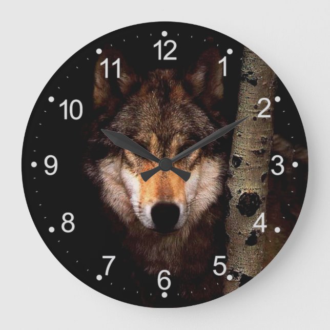 Grande Horloge Ronde Le loup fantôme (Recto)