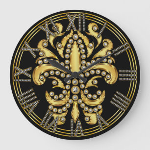 Grande Horloge Ronde Le mardi gras synchronise des notes de vue