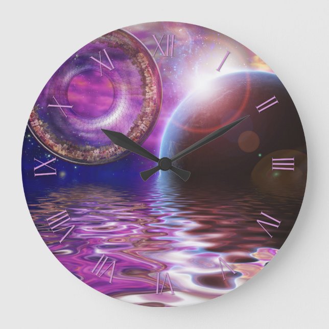 Grande Horloge Ronde Le navire spatial Colony (Recto)