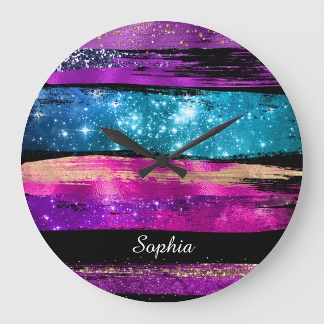 Grande Horloge Ronde Le nom de Brush Strokes (Recto)