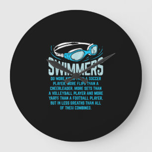 Grande Horloge Ronde Le Poison de Swimming Lover