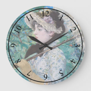Grande Horloge Ronde Le Printemps Manet Impressionist Art Painting