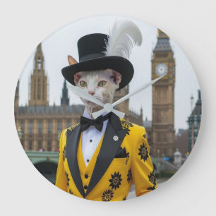 Grande Horloge Ronde Le Regal Sphynx dans son procès en dashage au Parl