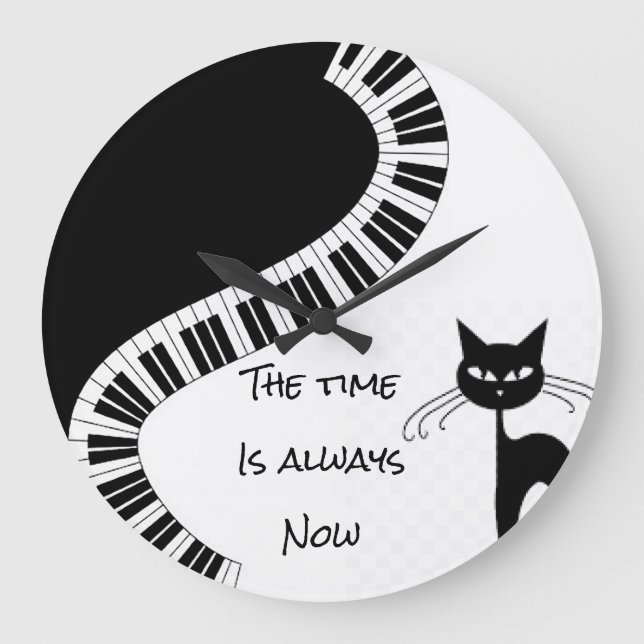 Grande Horloge Ronde "Le Temps Est Toujours Maintenant" (Recto)