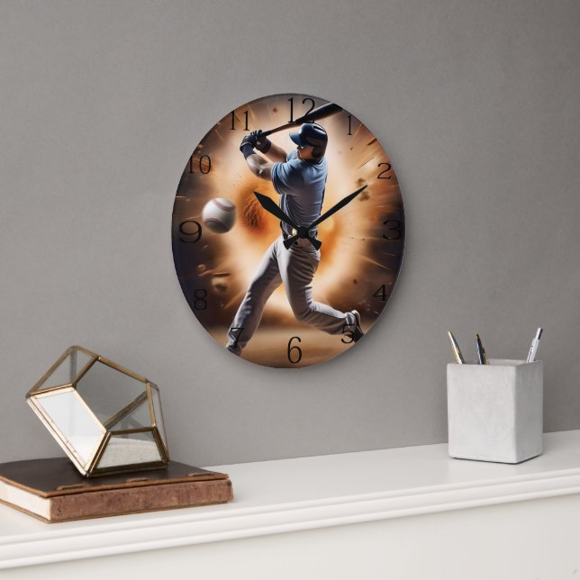 Grande Horloge Ronde Le terrain de baseball Thunder, (Bureau)