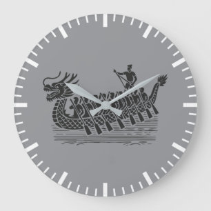Grande Horloge Ronde Le travail d'équipe fait le travail de la rivière,