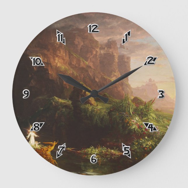Grande Horloge Ronde Le voyage de la vie : Enfance - Thomas Cole (Recto)