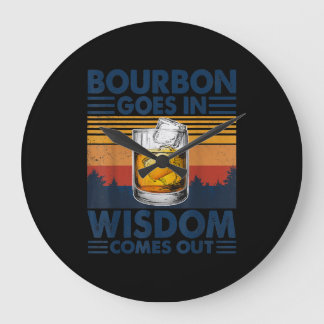 Grande Horloge Ronde Le Whiskey Bourbon sort
