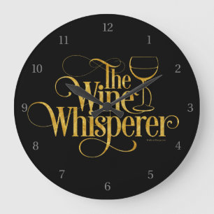 Grande Horloge Ronde Le Whisperer de vin