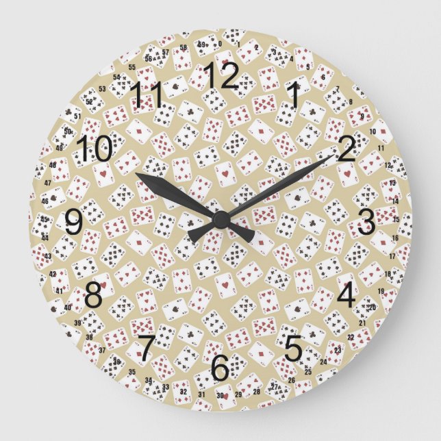 Grande Horloge Ronde Lecture de cartes (Recto)