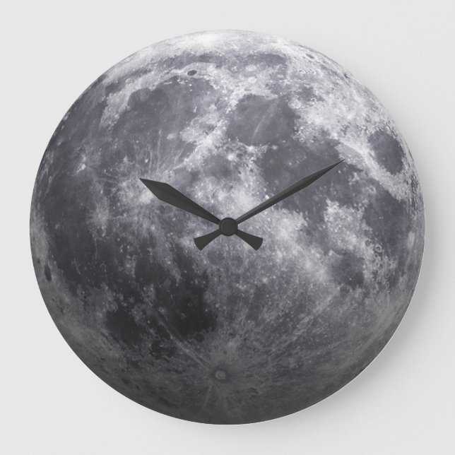 Grande Horloge Ronde L'effet Lune - 3D (Recto)