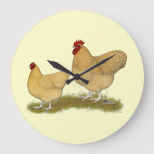 Grande Horloge Ronde Lemon Cuckoo