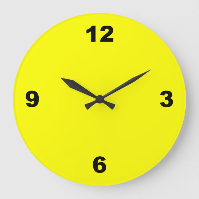 Grande Horloge Ronde Lemon Yellow (Recto)